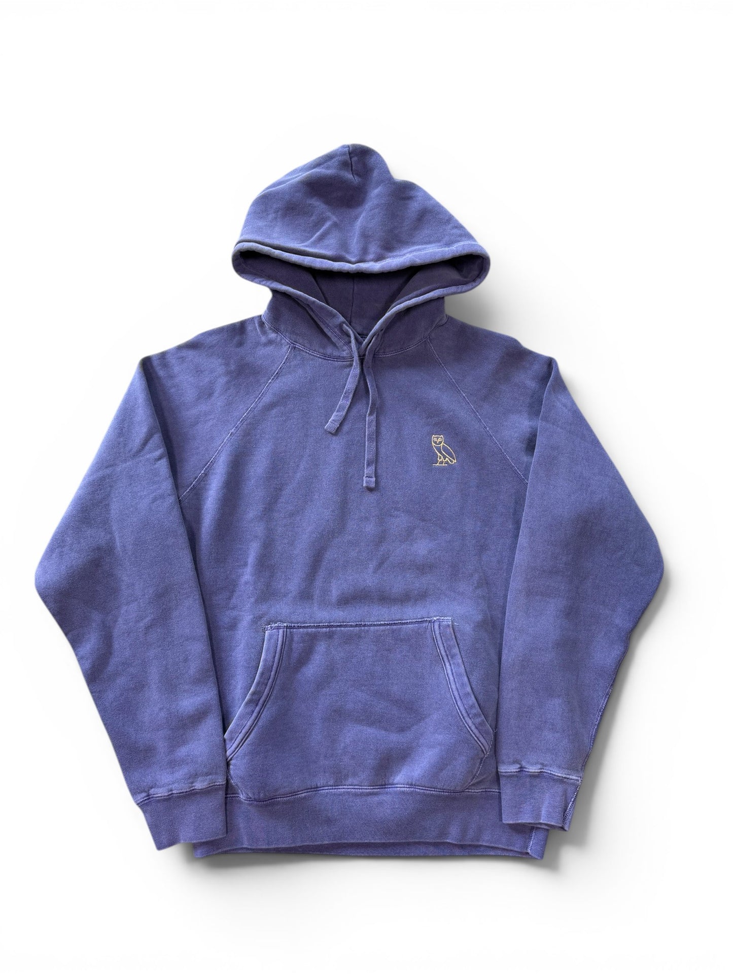 (M) OVO Garment Dyed Purple Hoodie