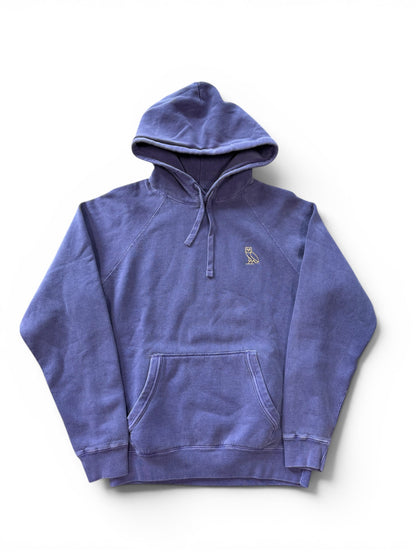 (M) OVO Garment Dyed Purple Hoodie