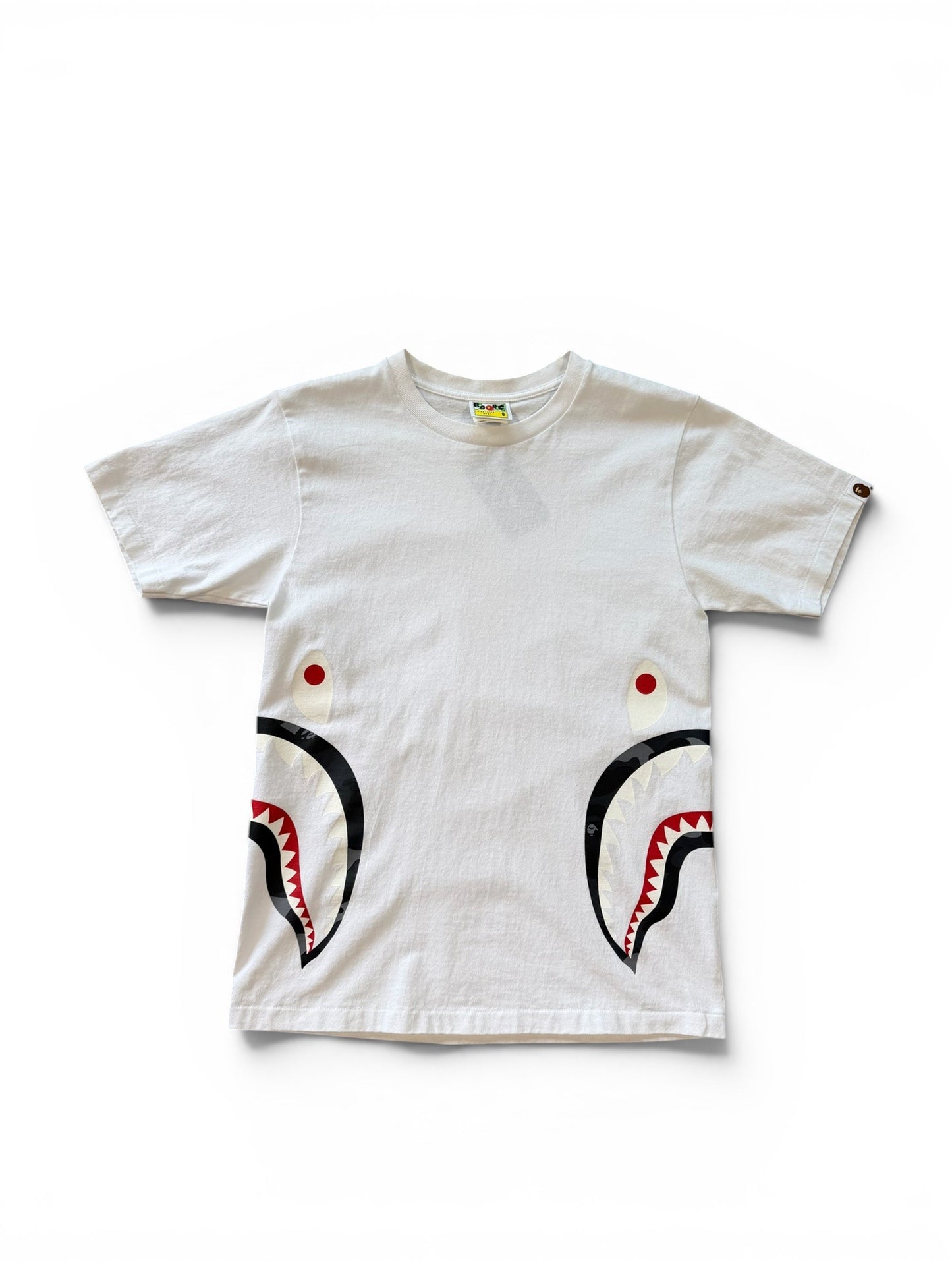 (S) Bape Side Logo White T-Shirt