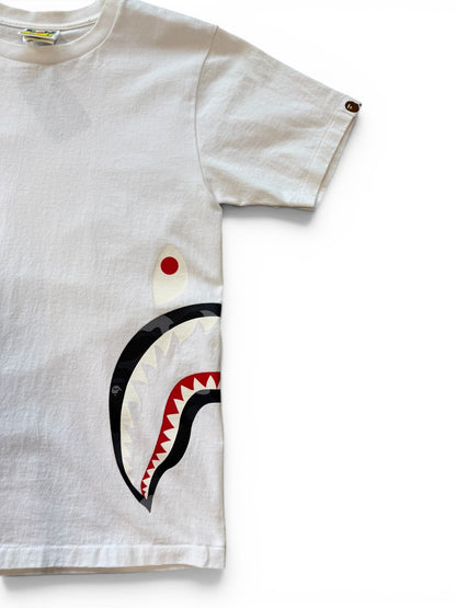 (S) Bape Side Logo White T-Shirt