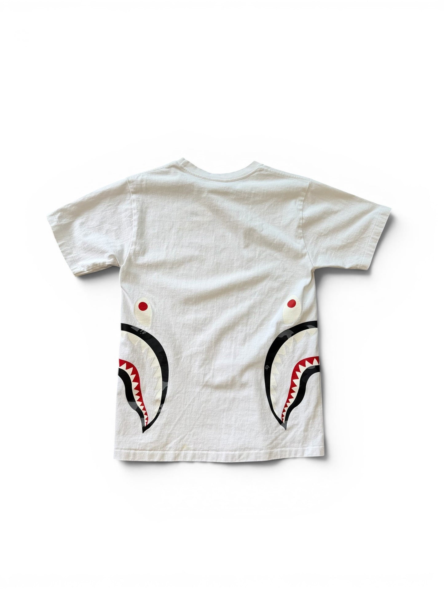 (S) Bape Side Logo White T-Shirt