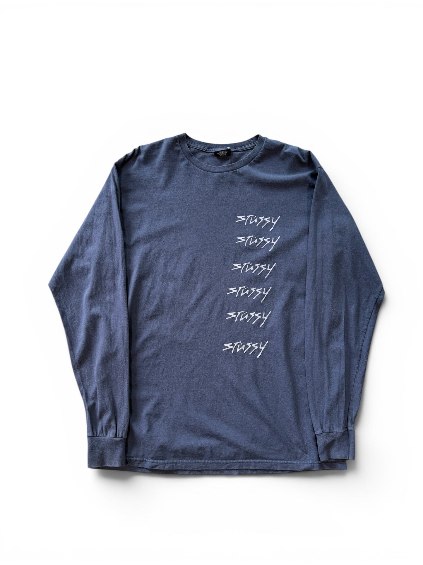 (L) Stussy Multi Logo Long Sleeve Shirt