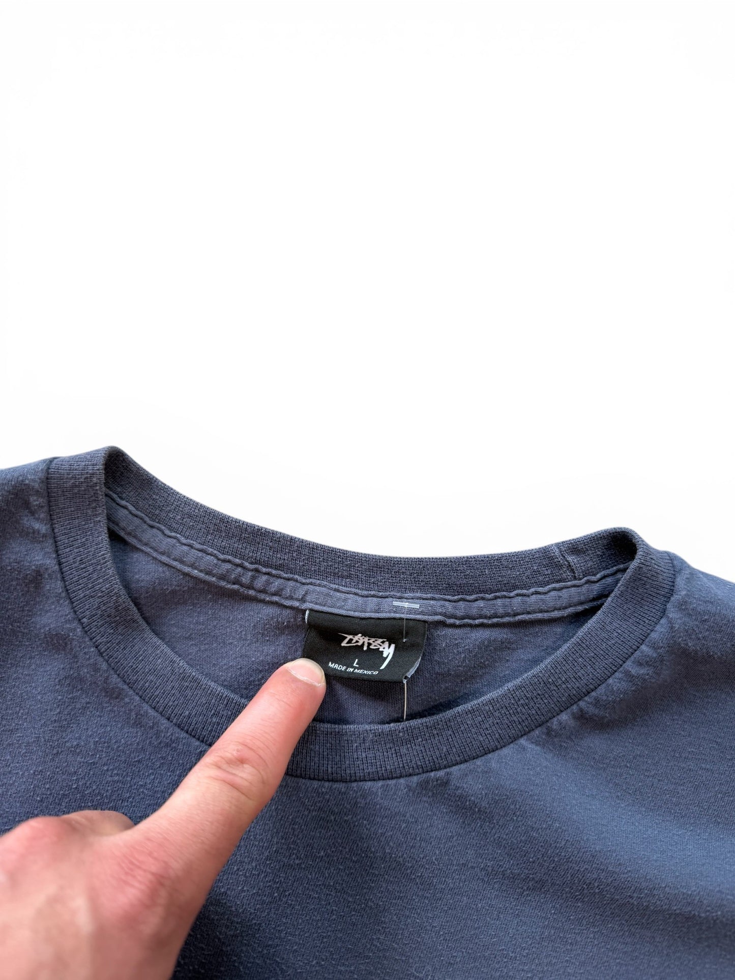 (L) Stussy Multi Logo Long Sleeve Shirt