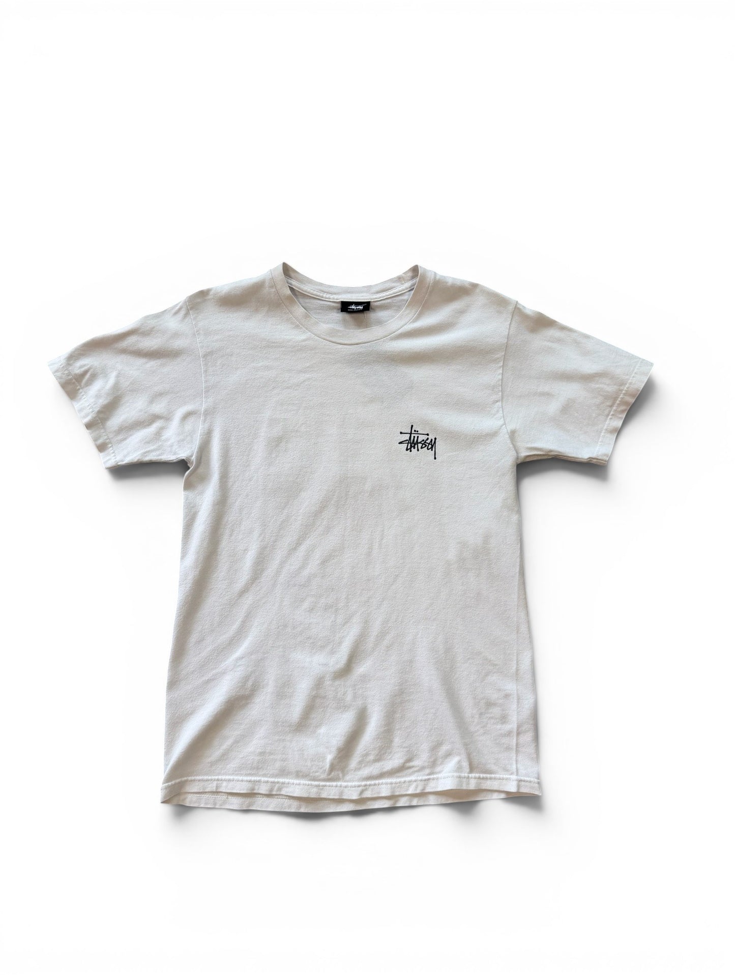 (S) Stussy Classic Logo T-Shirt White