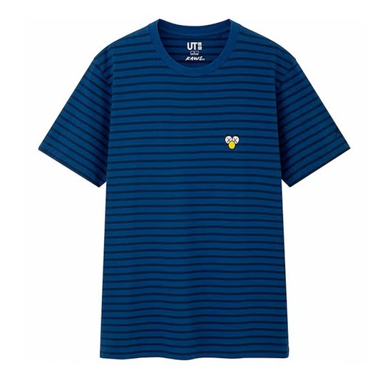 Kaws x UNIQLO BFF Striped T-Shirt Blue