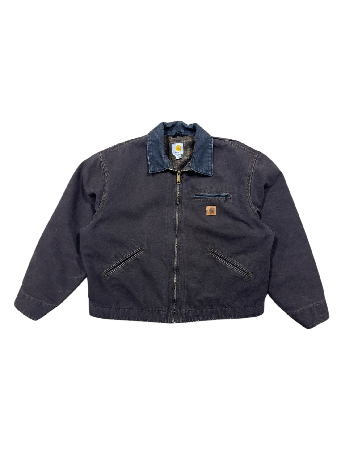 Vtg Carhartt Detroit Jacket Brown Sz XL