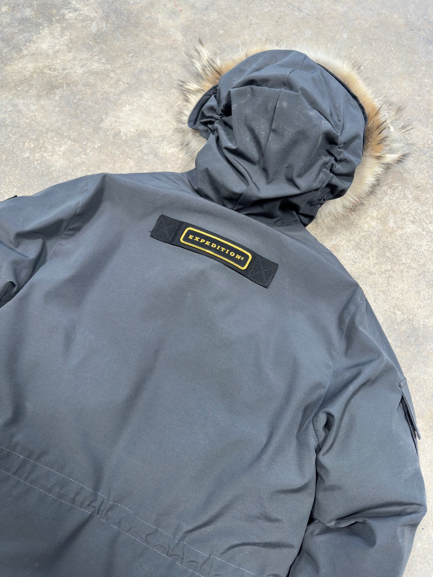 (S) Canada Goose Expedition Parka Grey