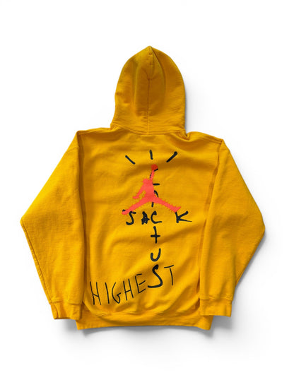 (L) Travis Scott Highest In The Room Nike Hoodie Yellow