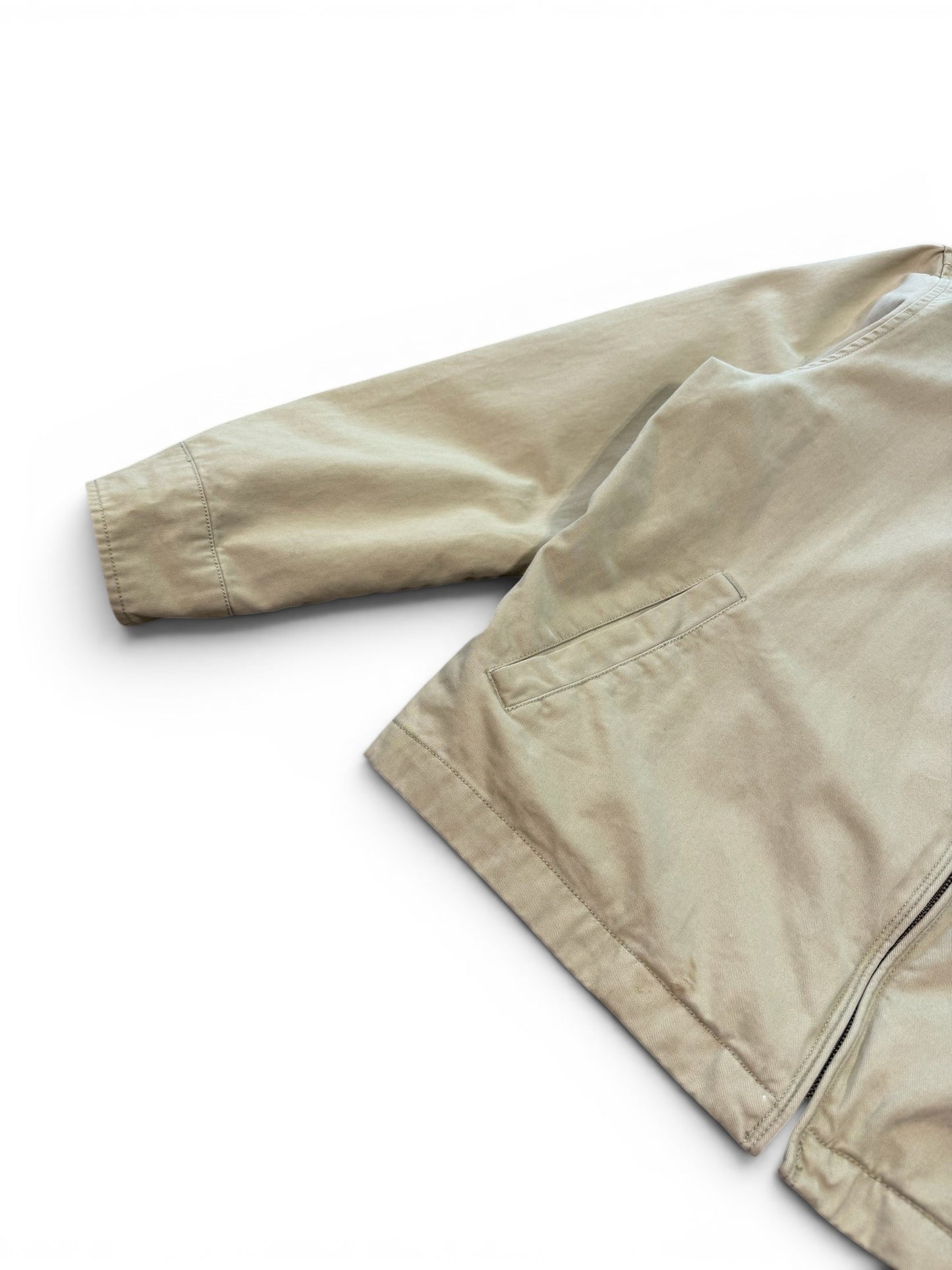 (XL) Vintage Ralph Lauren Polo Lined Tan Harrington Jacket