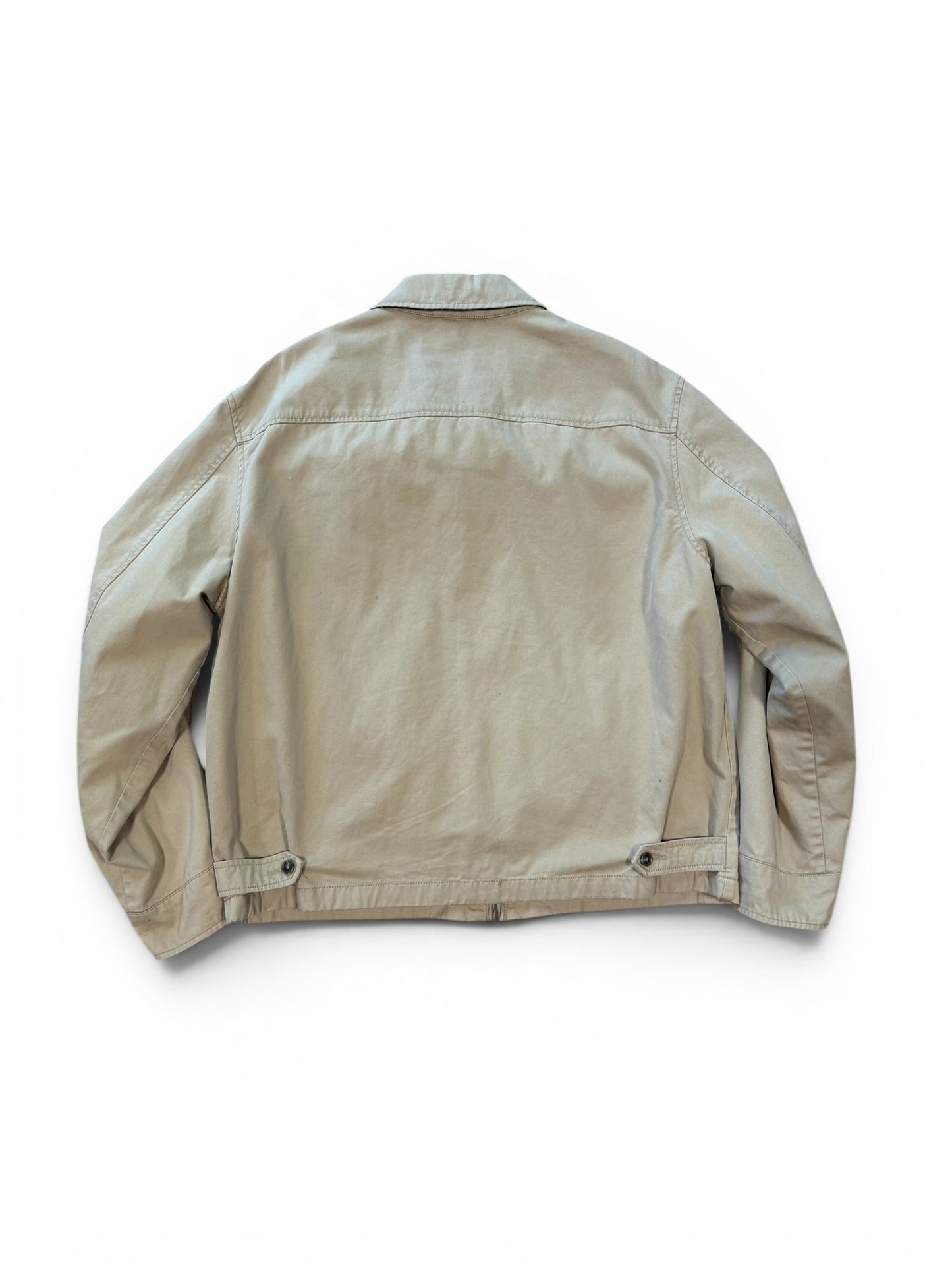 (XL) Vintage Ralph Lauren Polo Lined Tan Harrington Jacket