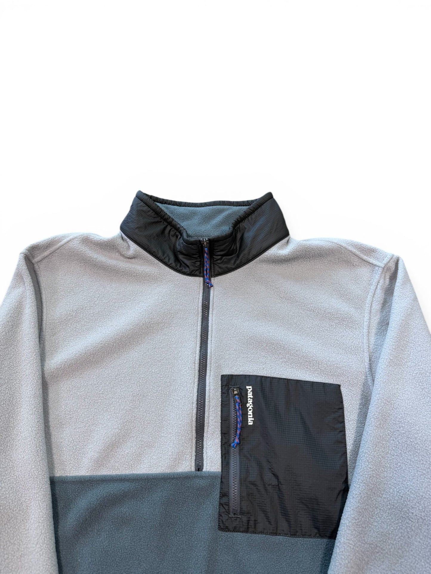 (XL) Vintage Patagonia Grey Full Zip Fleece Jacket