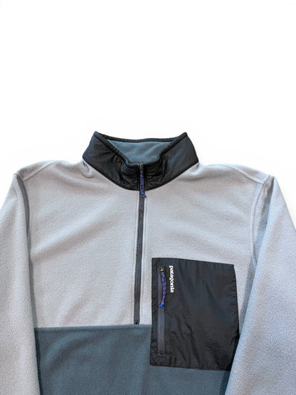 (XL) Vintage Patagonia Grey Full Zip Fleece Jacket