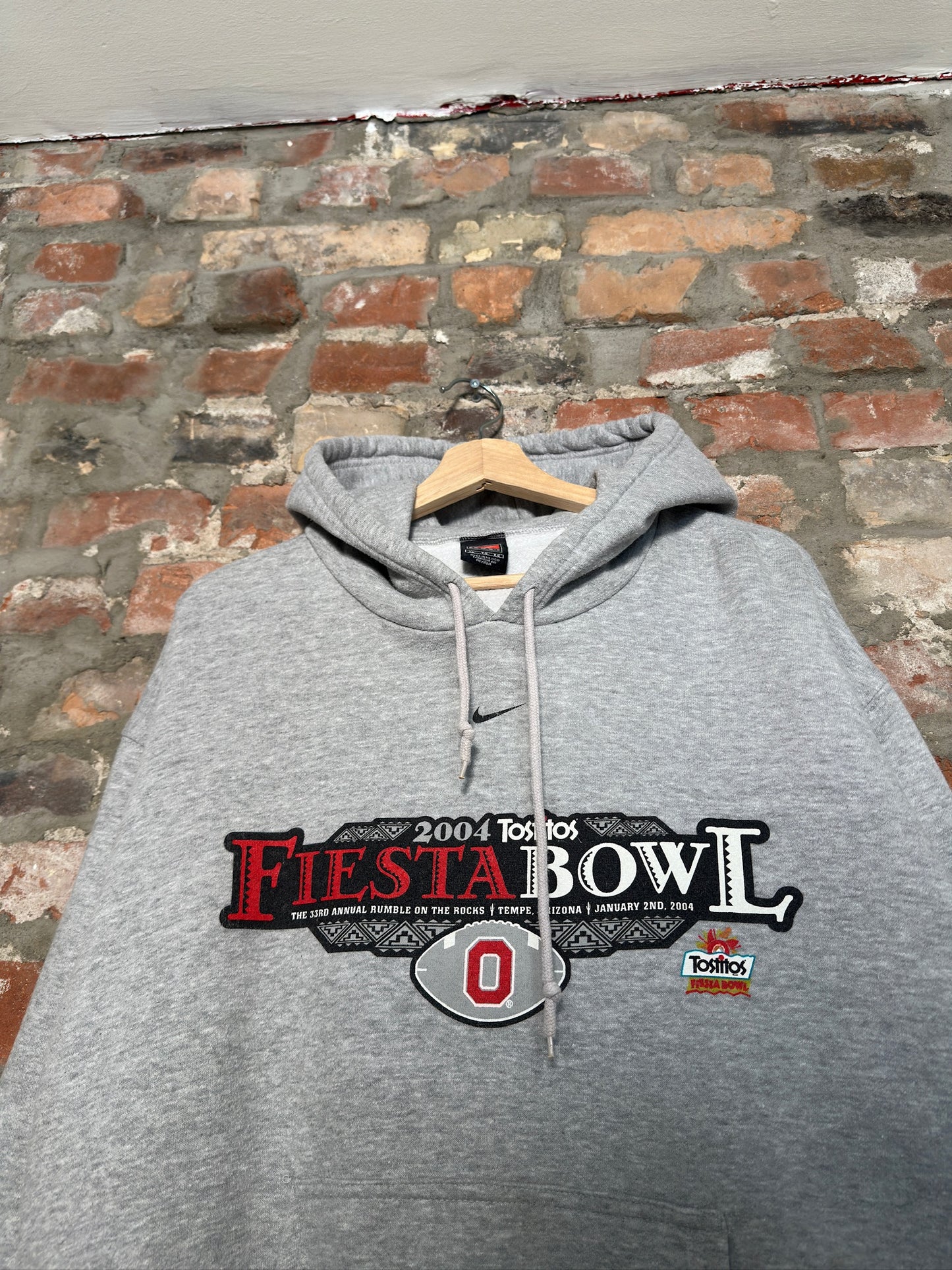 (XL) 04" Nike Fiesta Bowl Hoodie Grey