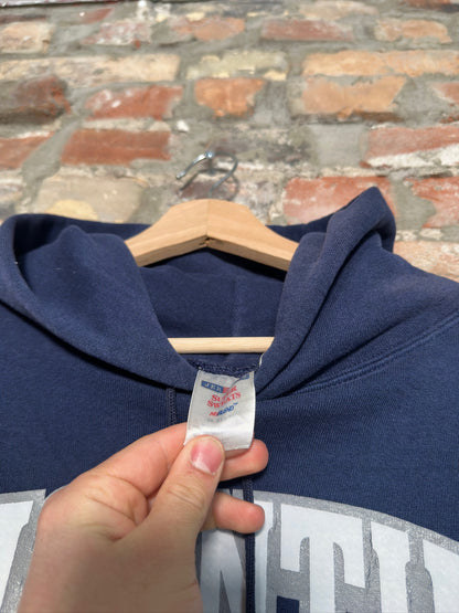 (XL) Vtg Mountie Track & Field Hoodie Navy