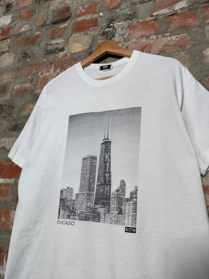 (S) Kith Chicago Skyline T-Shirt