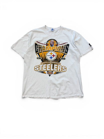 (L) Vintage 1995 Pittsburgh Steelers AFC Tee