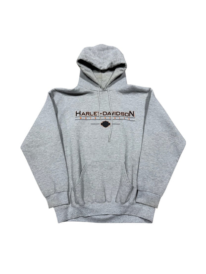 Vtg Harley Davidson Auburn MASS Hoodie Sz L