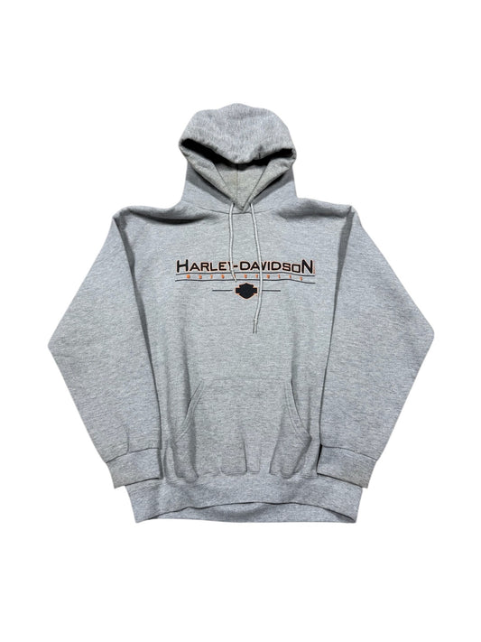 Vtg Harley Davidson Auburn MASS Hoodie Sz L