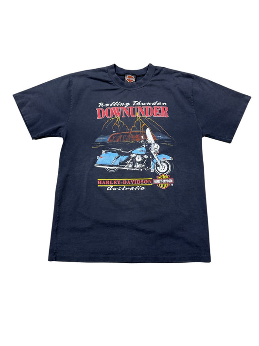 90s Harley Davidson Rolling Thunder Australia T-Shirt Sz XL