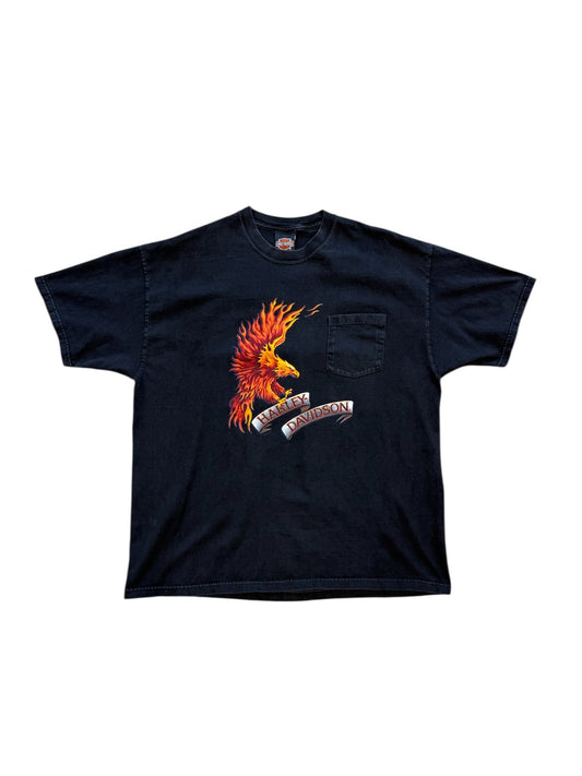 Vtg Harley Davidson Allen Texas T-Shirt Sz XL