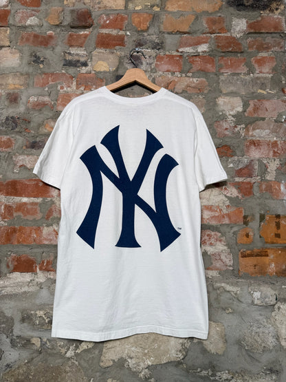 Supreme Yankees Box Logo Tee White Sz L