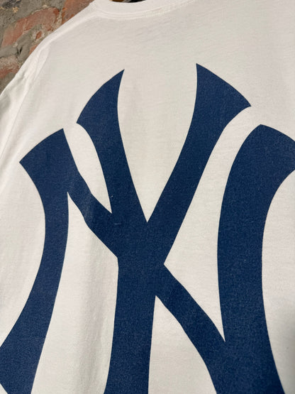 Supreme Yankees Box Logo Tee White Sz L