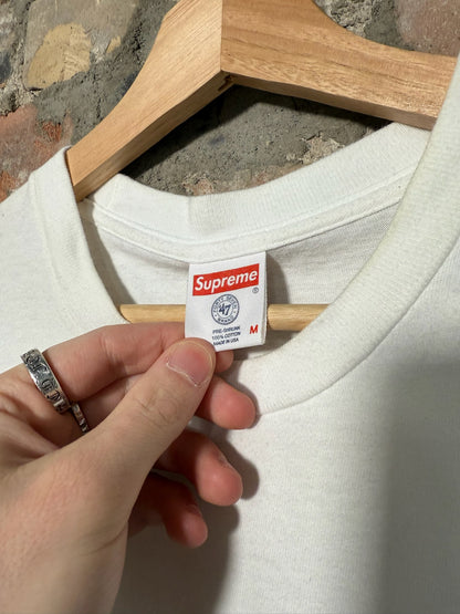 Supreme Yankees Box Logo Tee White Sz M