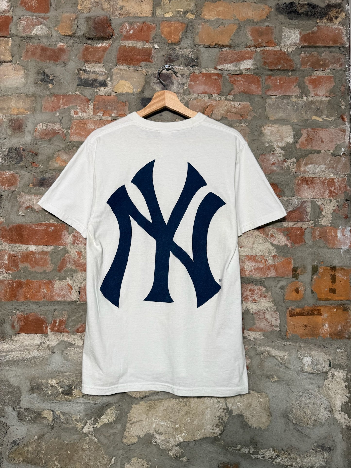 Supreme Yankees Box Logo Tee White Sz M