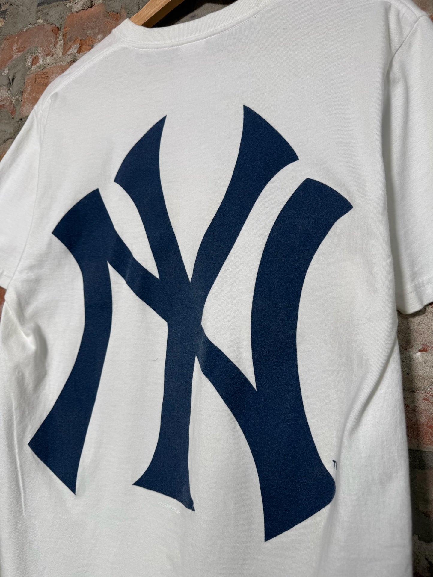 Supreme Yankees Box Logo Tee White Sz M