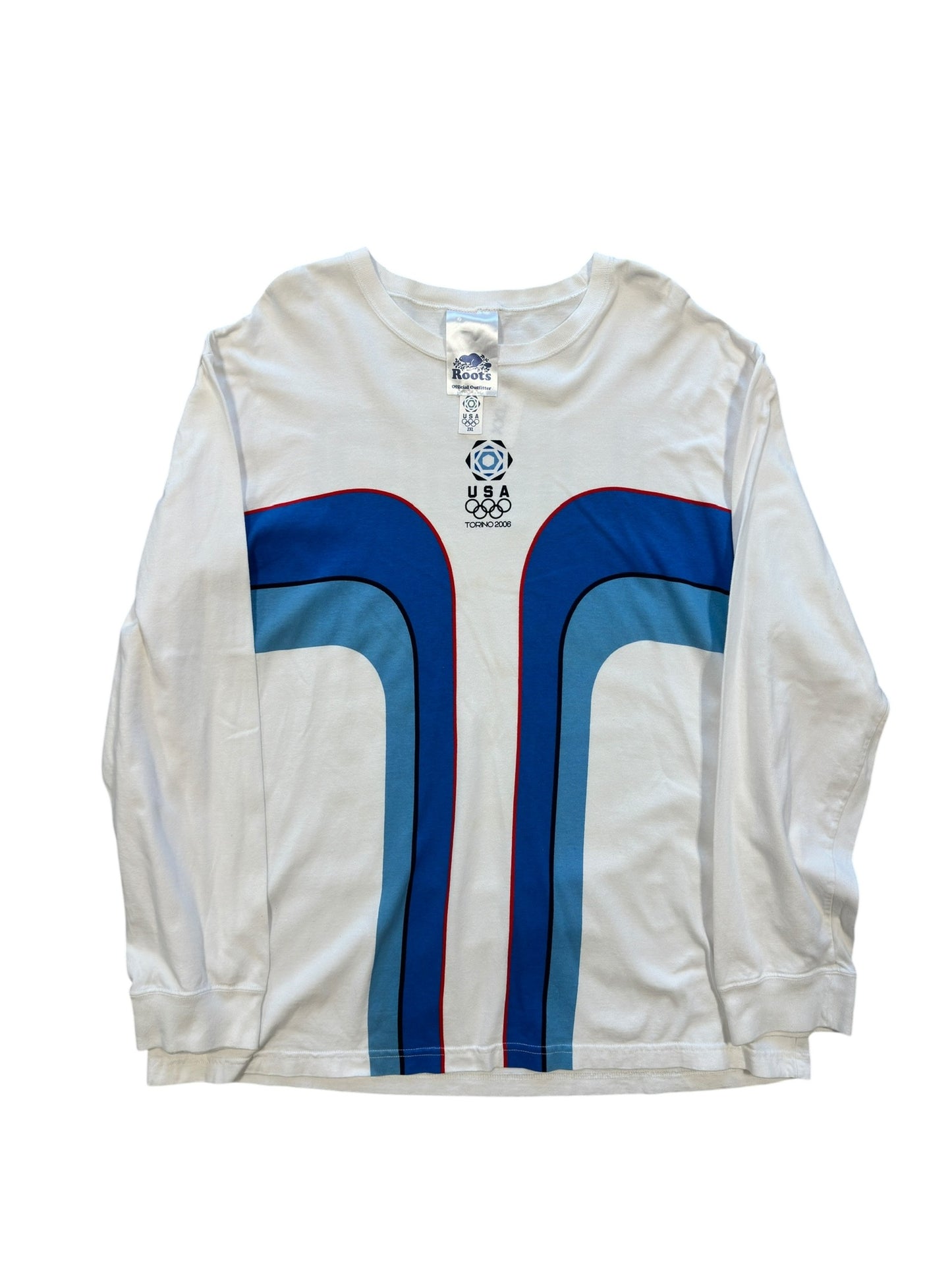 (XXL) Vtg 2006 USA Olympics Roots Longsleeve