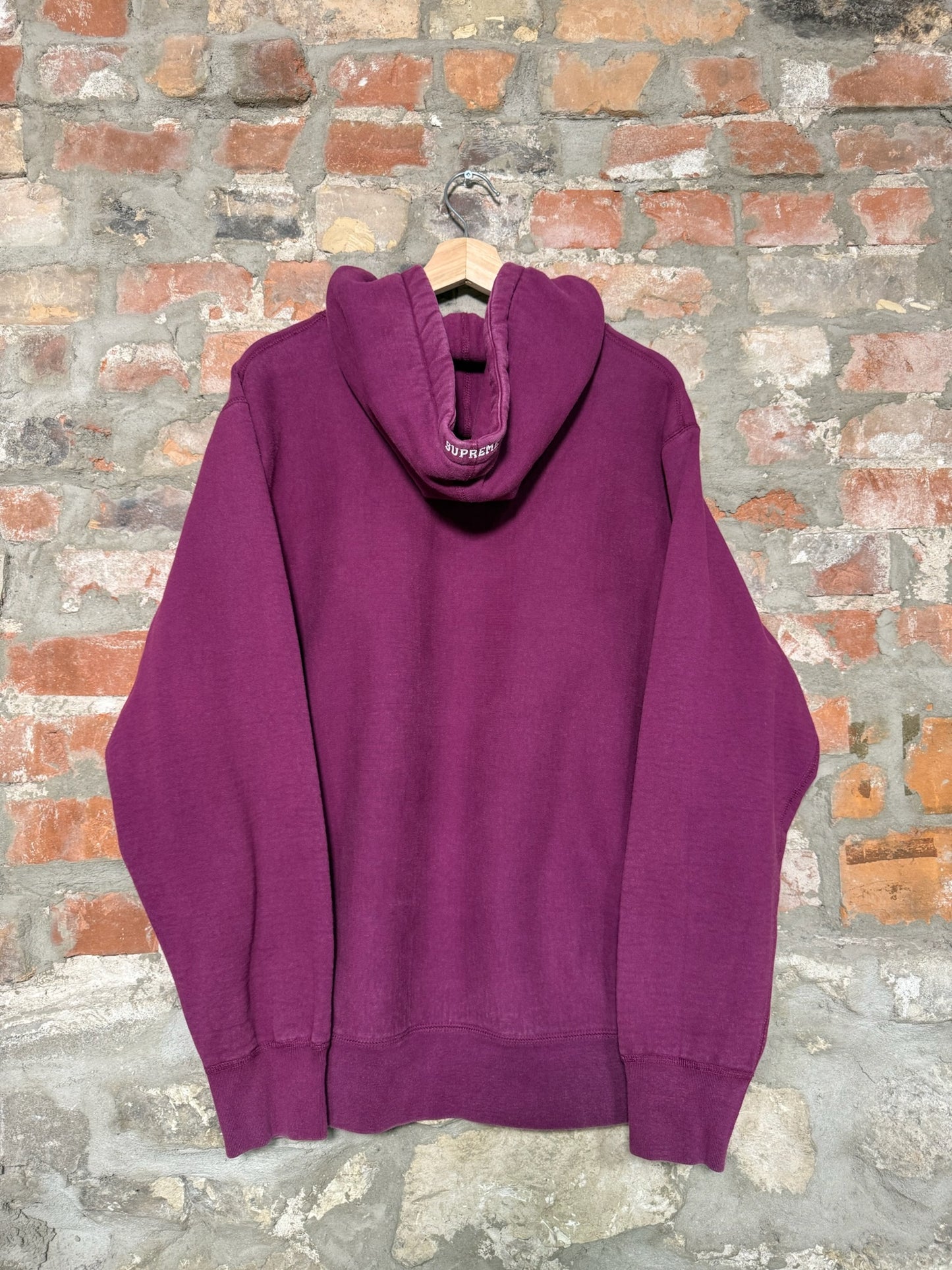 Supreme S Logo Purple Hoodie Sz L