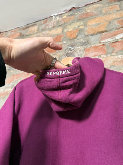 Supreme S Logo Purple Hoodie Sz L