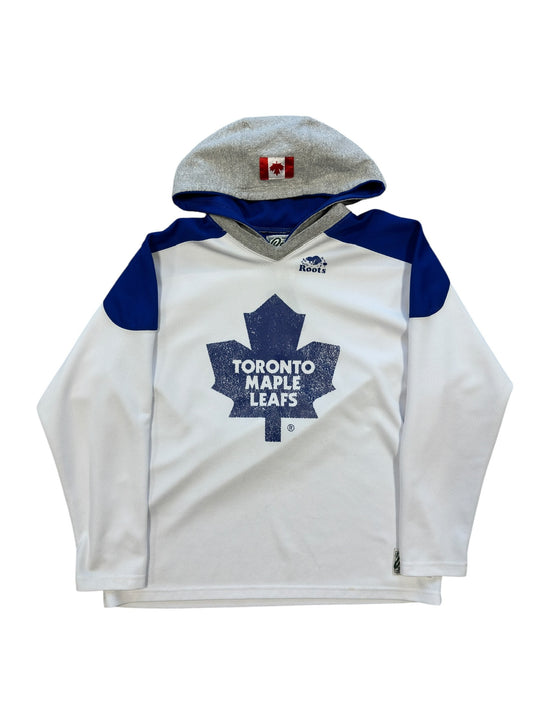 (XL) VTG Maple Leafs Roots Hoodie Jersey