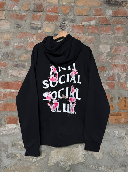 Anti Social Social Club Floral Hoodie Sz S