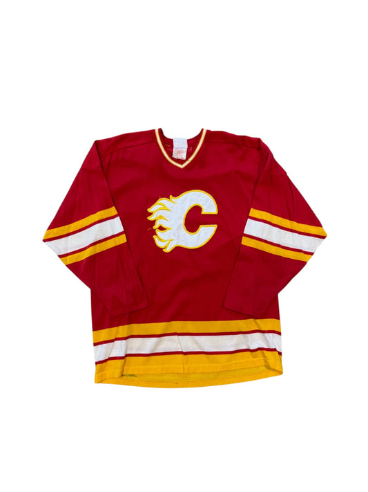 (L) 80s Calgary Flames Long Sleeve Shirt