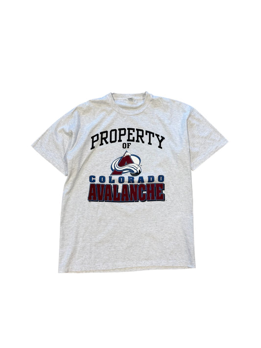 (XL) 90s Colorado Avalanche NHL Grey T-Shirt
