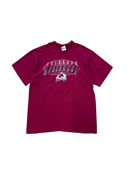 (XL) 90s Colorado Avalanche Pro Player T-Shirt