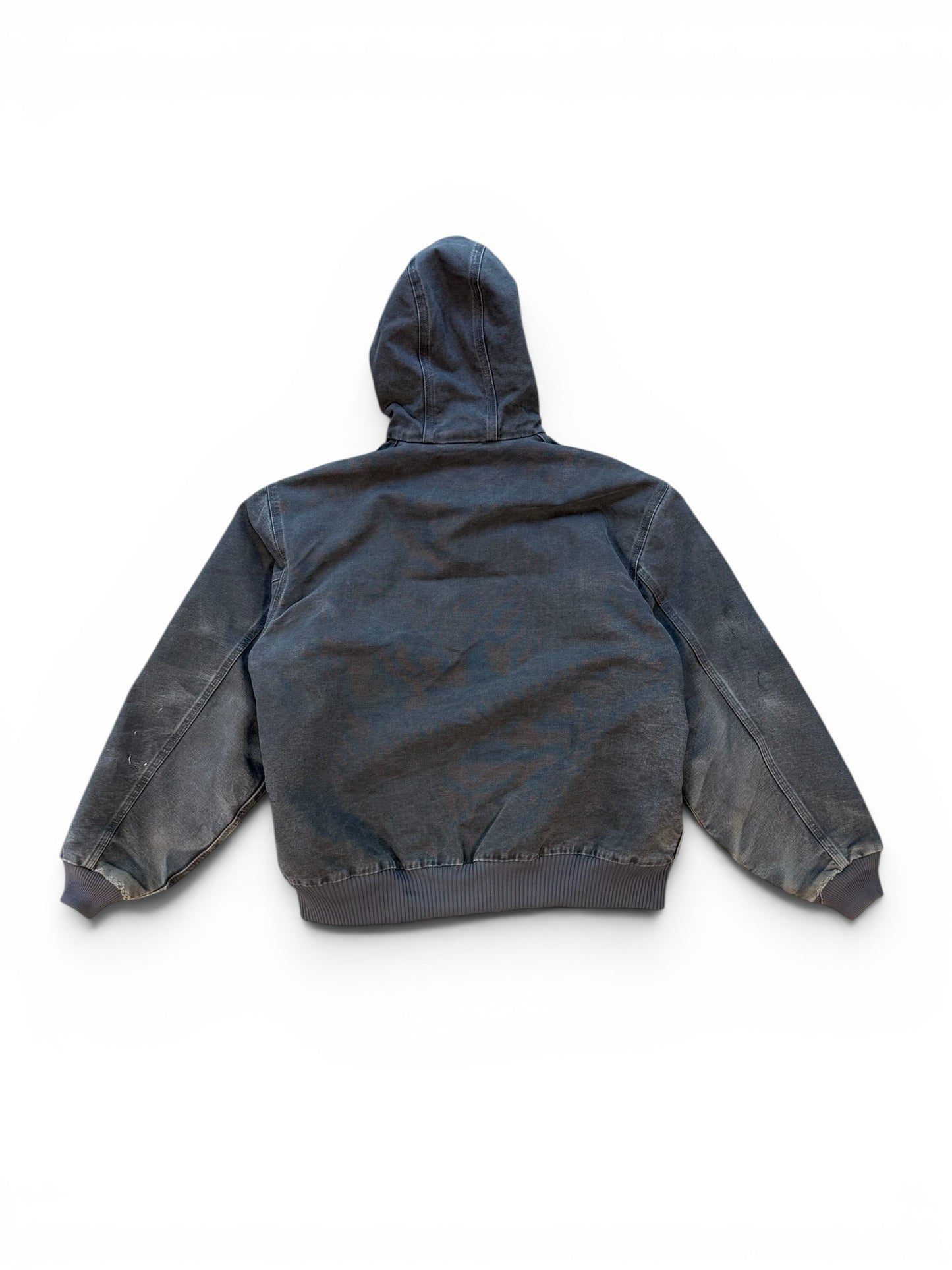 (L) Vintage Carhartt Grey Hooded Jacket