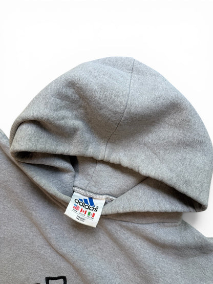 (S) 90s Adidas Heavyweight Hoodie Grey