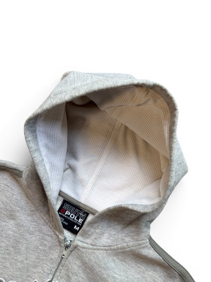 (M) Womens Y2K Southpole Zip-Up Hoodie Grey
