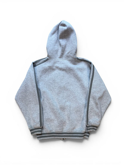 (M) Womens Y2K Southpole Zip-Up Hoodie Grey