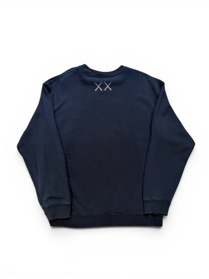 (XL) Kaws x UNIQLO Black Crewneck