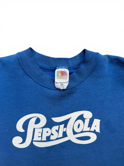 (XL) 90s Pepsi-Cola Crewneck Blue