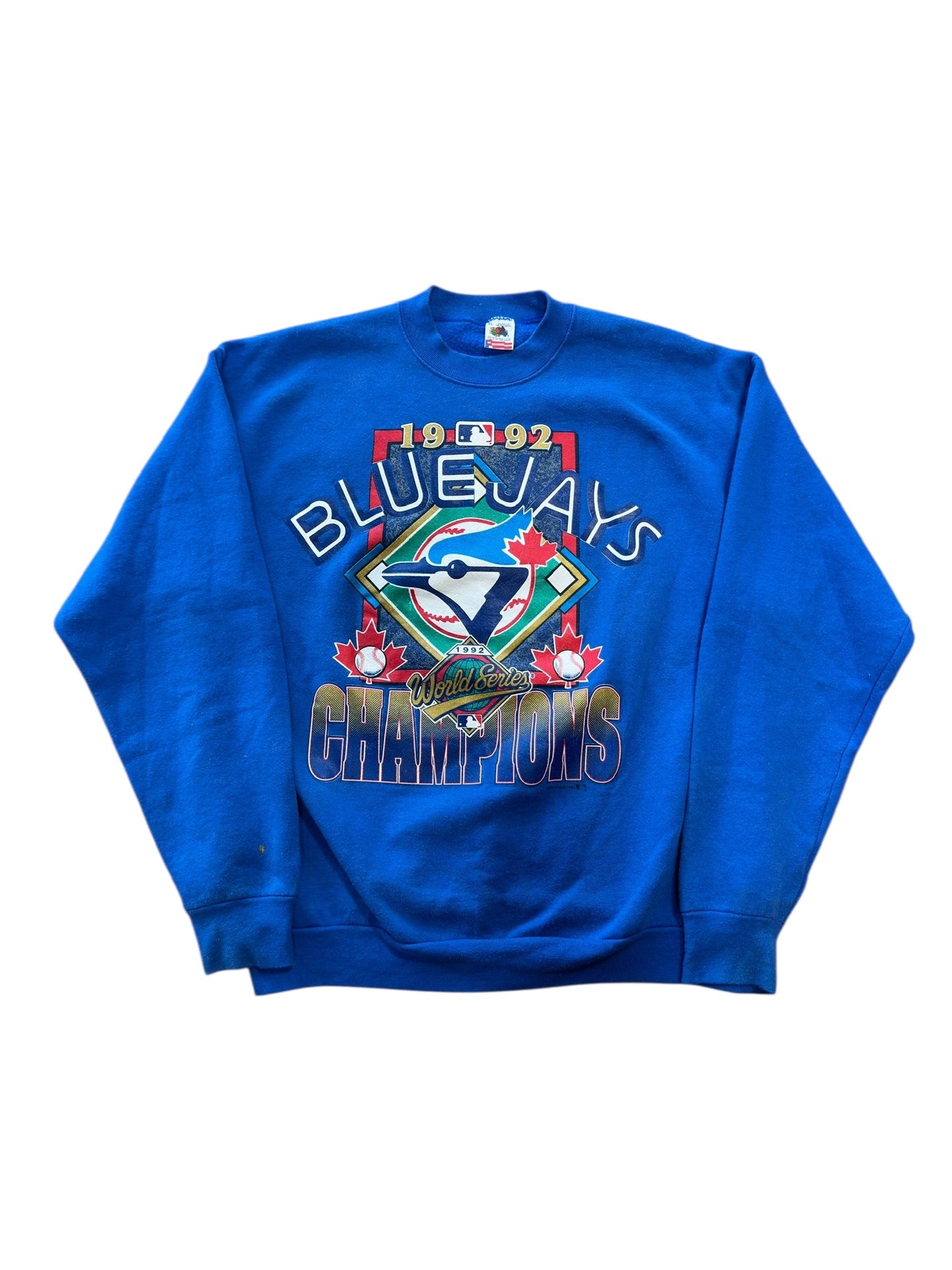 92" Blue Jays World Series Crewneck Sz XL