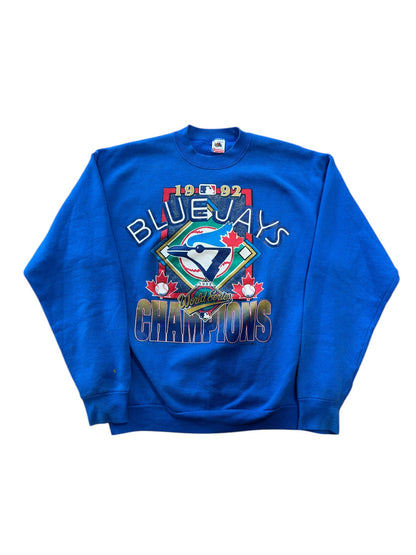 92" Blue Jays World Series Crewneck Sz XL