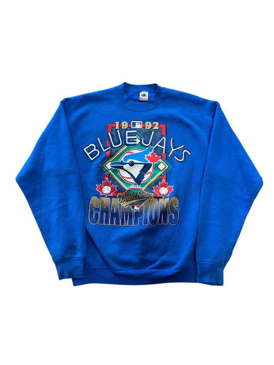 92" Blue Jays World Series Crewneck Sz XL