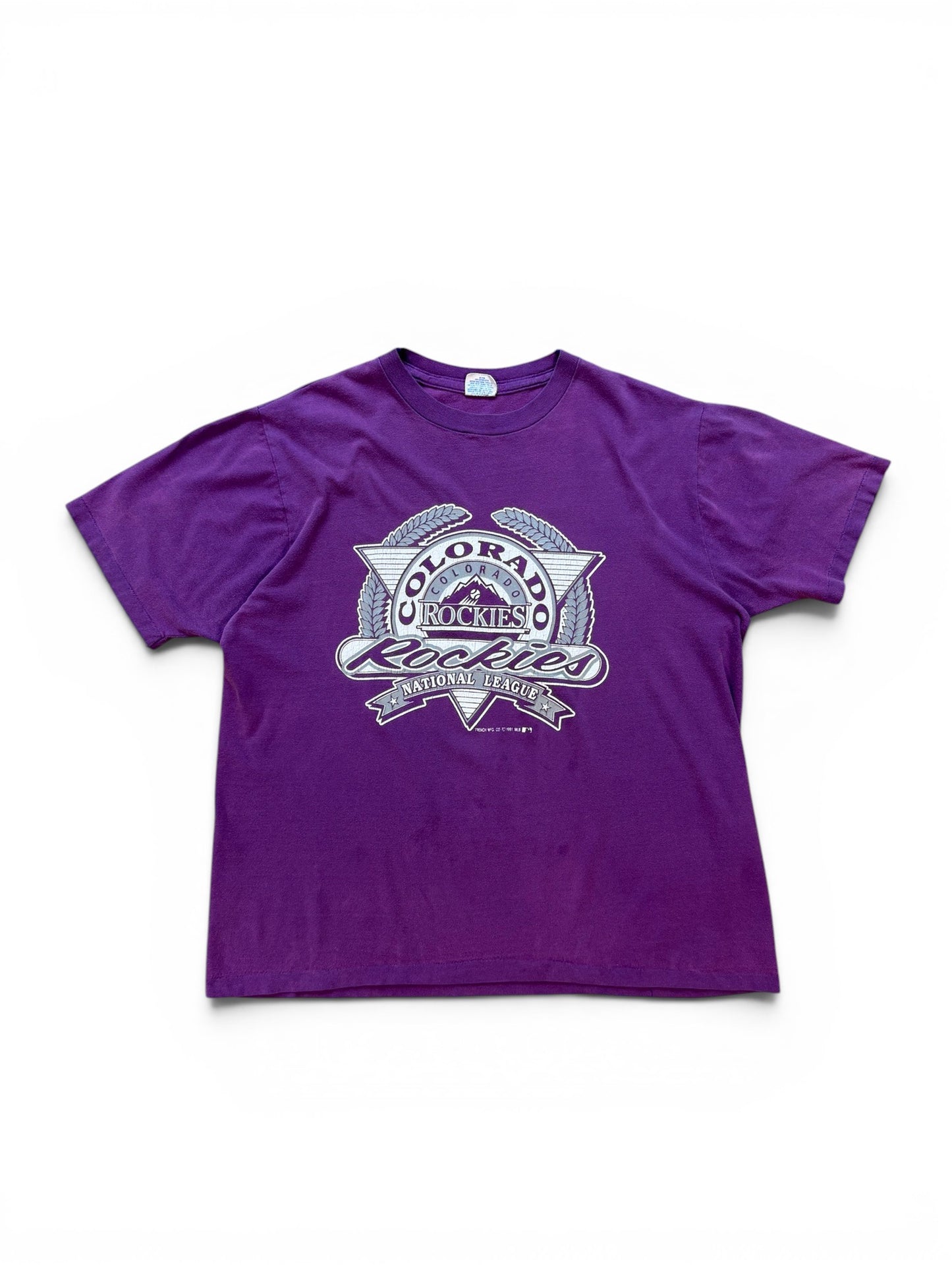 (XL) 1991 Colorado Rockies Baseball Tee