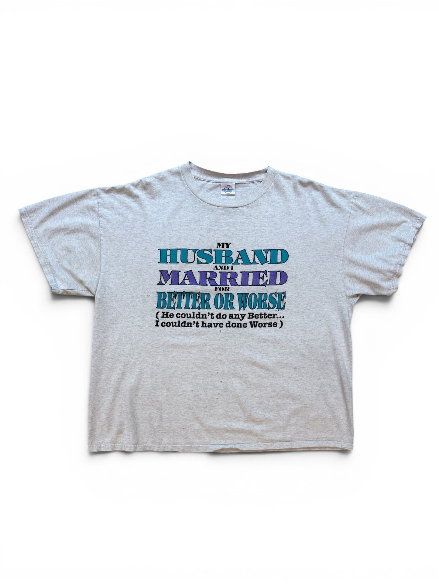 (XL) Vintage Marriage Humor Tee