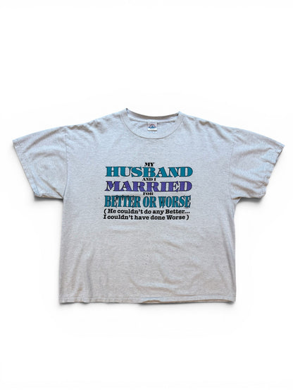 (XL) Vintage Marriage Humor Tee