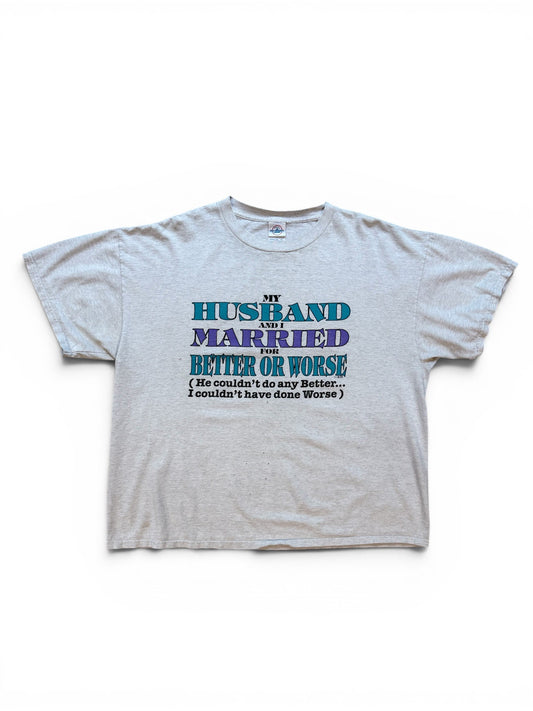 (XL) Vintage Marriage Humor Tee